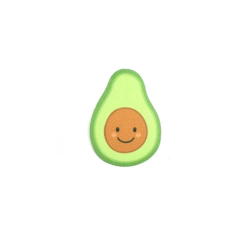 Envío Gratis Parche para ropa aguacate sonriendo