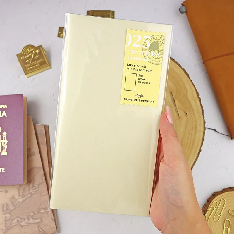 Cuaderno Crema 025 para Traveler’s Notebook Envío Inmediato
