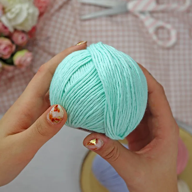 Stock Limitado Ovillo Menta 3.5 Nature, para crochet