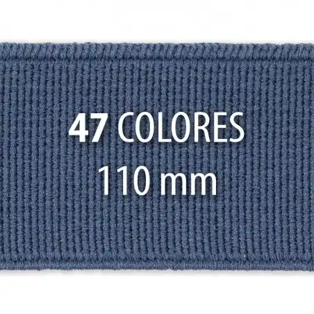 Elástico liso 110 mm - Rollo 25 metros Auténtico