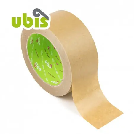 Moderno Precinto papel kraft eco reciclado 50mm x 50 mts UBIS