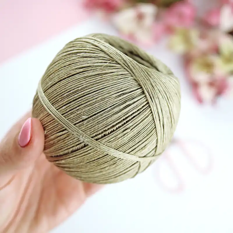 Ovillo de cáñamo natural extra fino Garantía Incluida