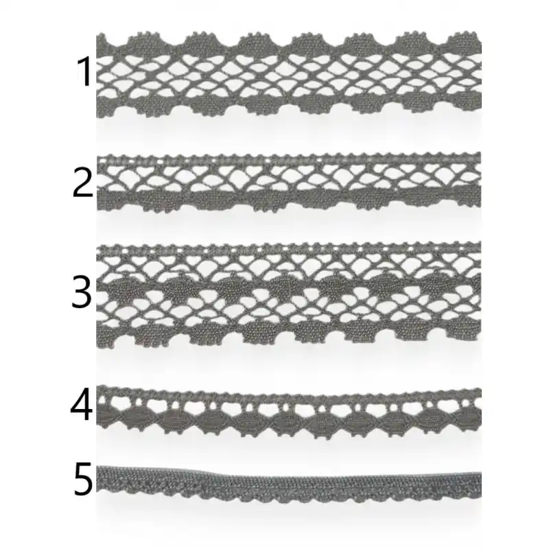 Encaje de hilo gris PC37-6 - 4 Ocasión Especial