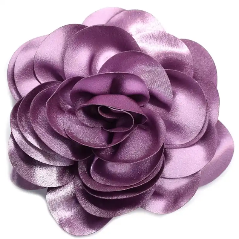 Envío Exprés Flor satén con brillo 18cm - Malva