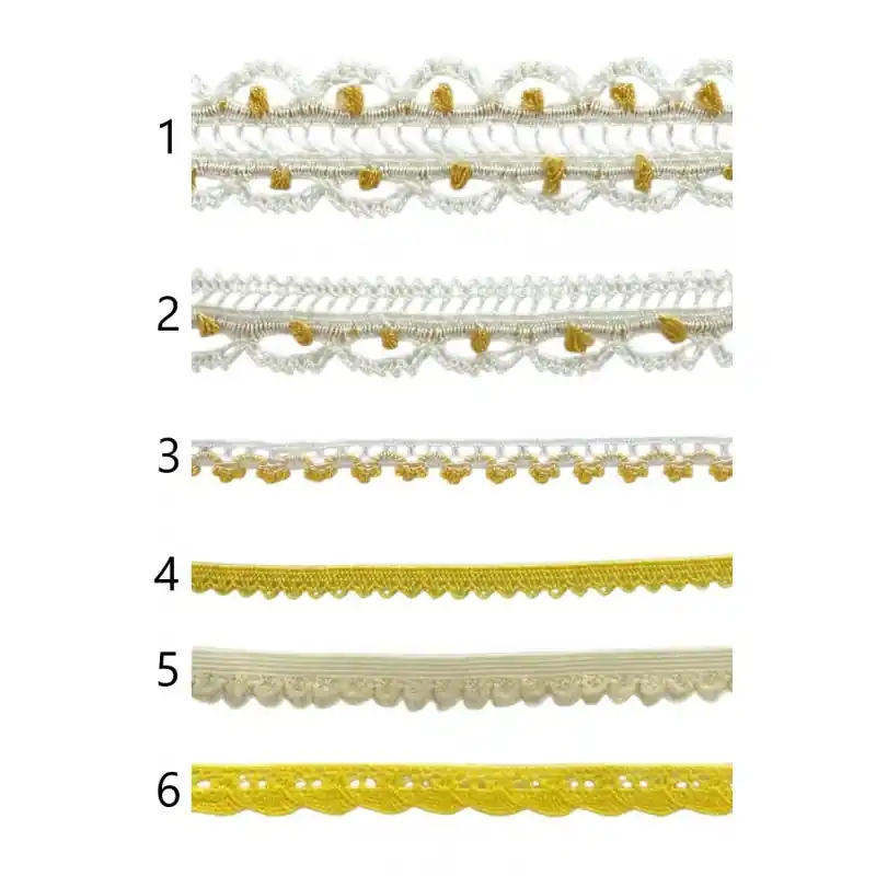 Barato Encaje de hilo amarillo PC4-4 - 4