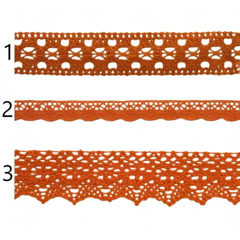 Pago Seguro Puntilla de hilo naranja PC3-9 - 1