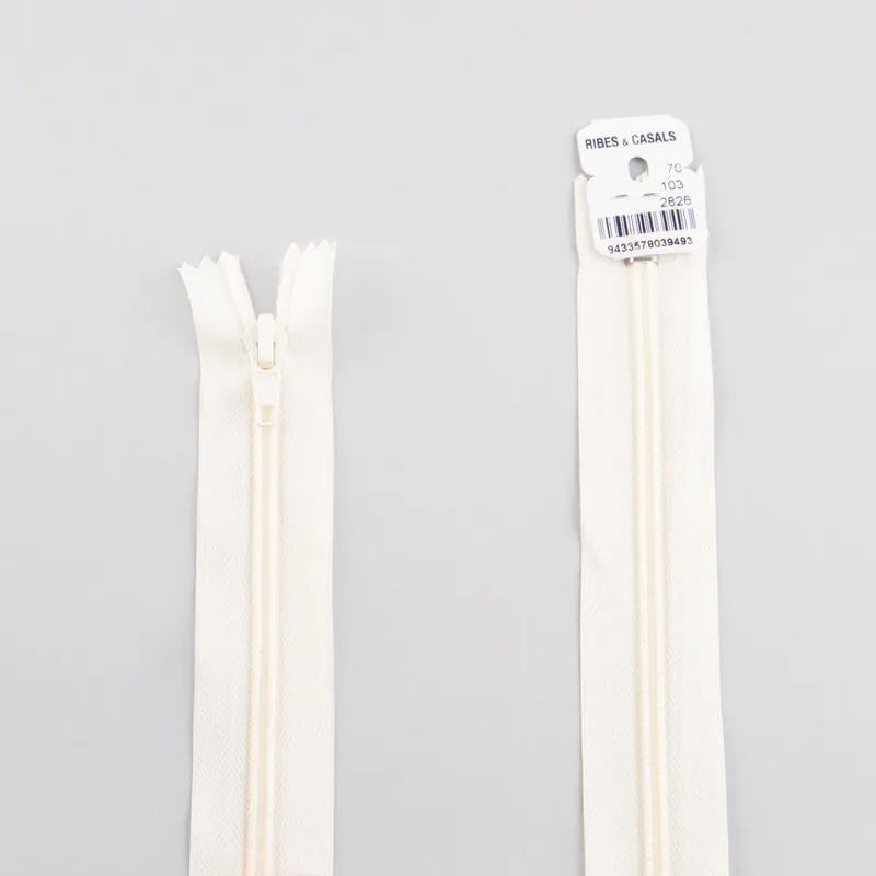 Pedido Al Por Mayor Cremallera cerrada de nylon Crudo Malla 5