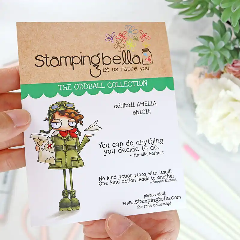 Sello Oddball Amelia de Stamping Bella Económico