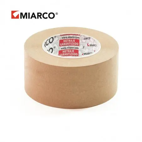 Cinta ecológica papel habana kraft 72mm x 80m - Caja 24 uds Auténtico