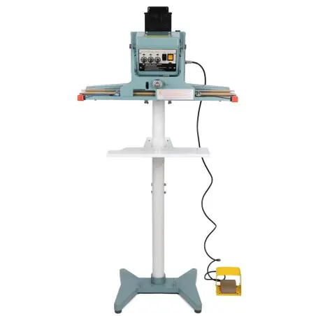 No Te Lo Pierdas Máquina automática selladora térmica de bolsas y sacos vertical-horizontal doble resistencia con pedal eléctrico 600 mm