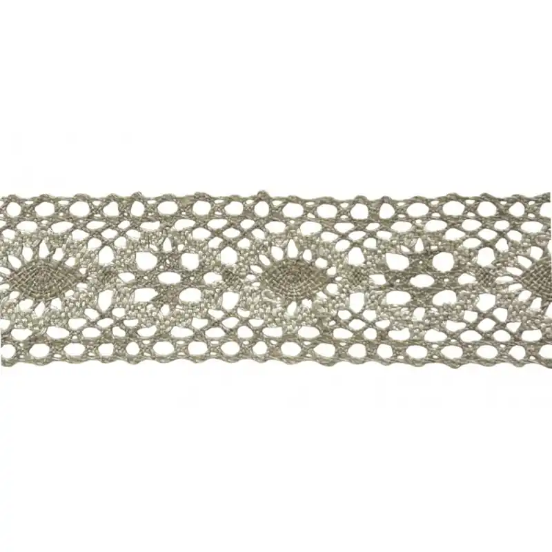 Encaje de hilo marrón PC29-1 Novedad