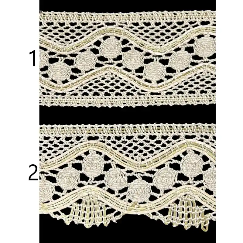 Encaje de hilo marrón PC100-4 - 1 Precio De Oferta