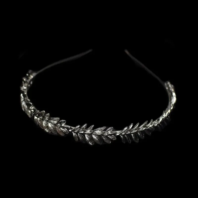 Compra Ahora Diadema metal hojas
