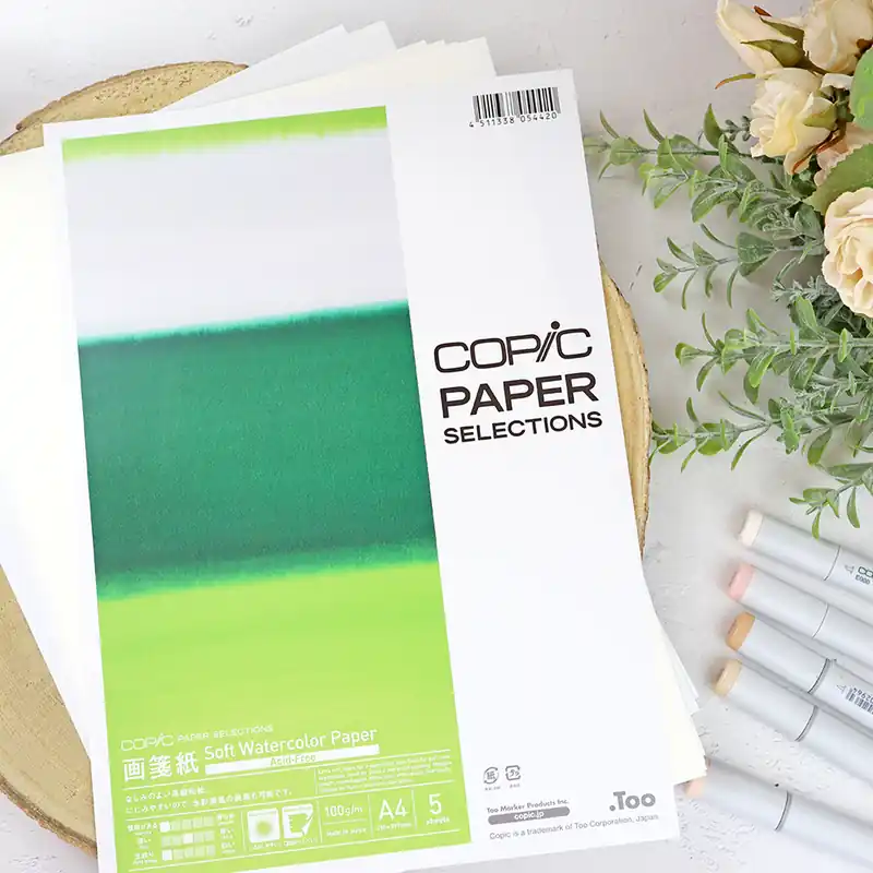 Económico Kit de papel Soft Watercolor de Copic