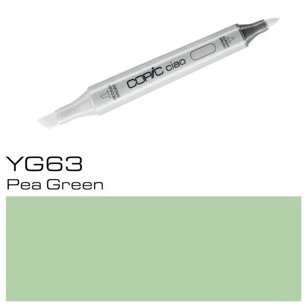 Stock Limitado Copic Ciao YG63 Pea Green
