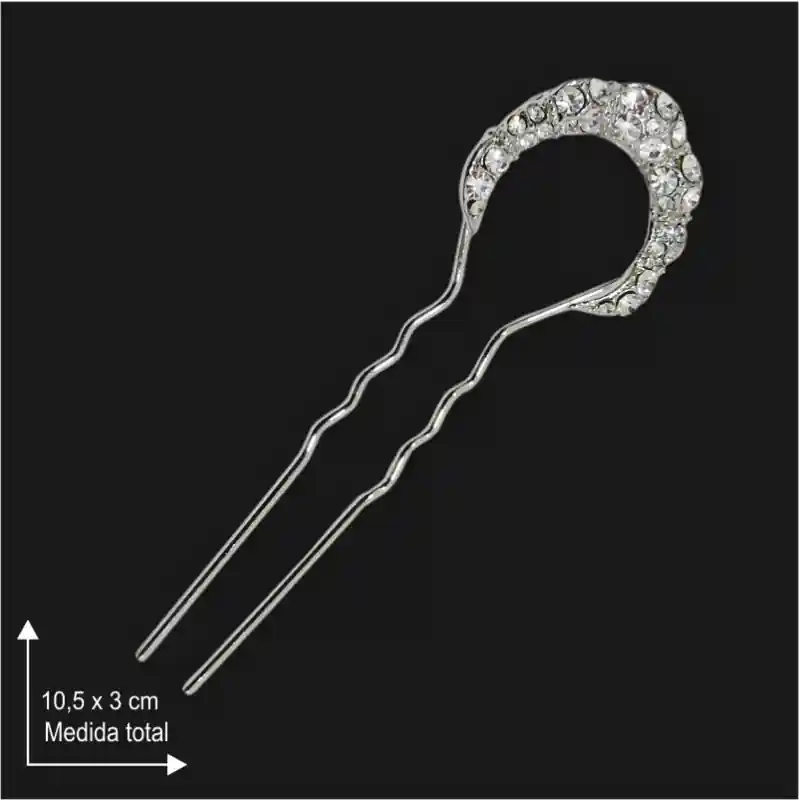 Horquilla herradura brillante Premium