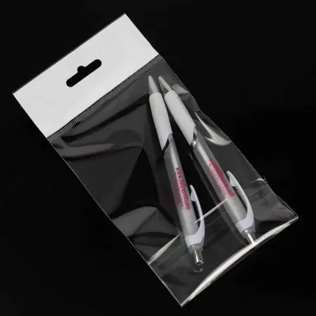 Bolsa cierre adhesivo y taladro europeo 8x12 cm - pack 1000 uds De Moda