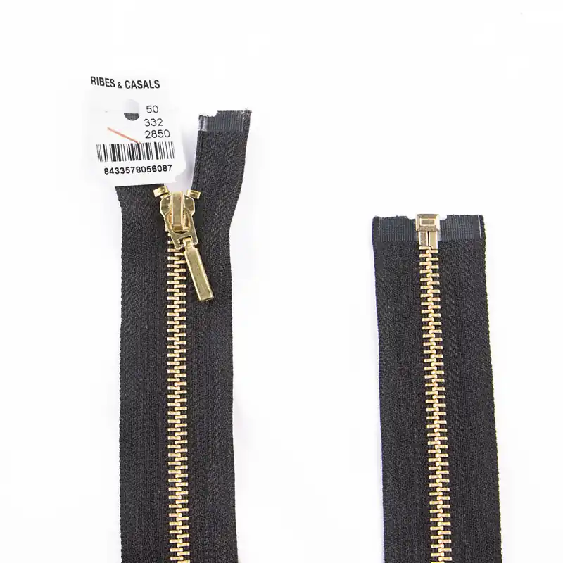 Cremallera Metálica Dorada Envío Exprés