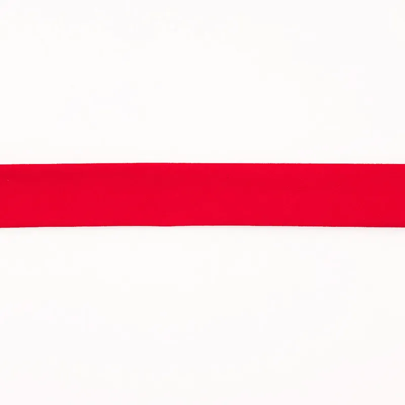 Cinta al Bies Elástico Rojo 18mm Marca Reconocida