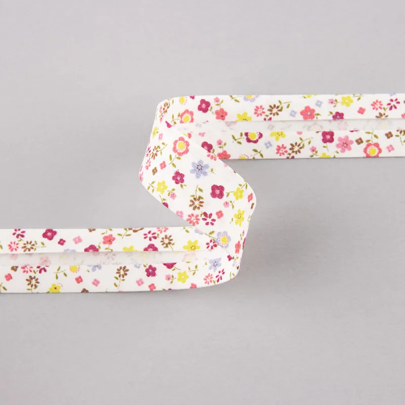 Cinta Bies Flor Fucsia 18 mm Precio De Fábrica