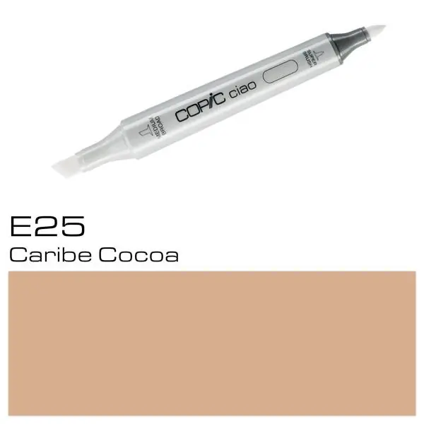 Copic Ciao E25 Caribe Cocoa Auténtico