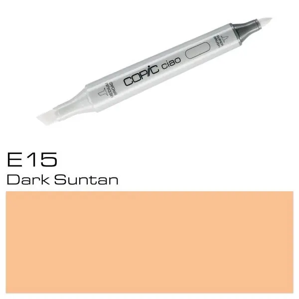 Certificado Copic Ciao E15 Dark Suntan