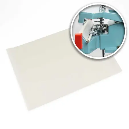 Disponible Ahora Rollo tela teflón blanco de recambio máquina selladora de bolsas de pedal 350 mm