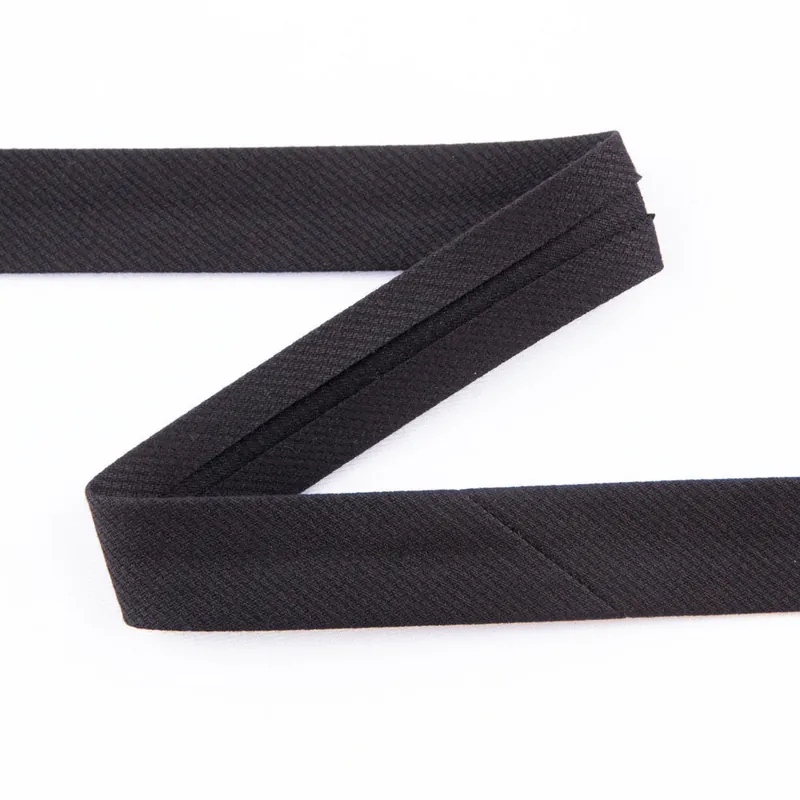 Cinta Bies Canutillo Negro 18mm Oferta De Temporada