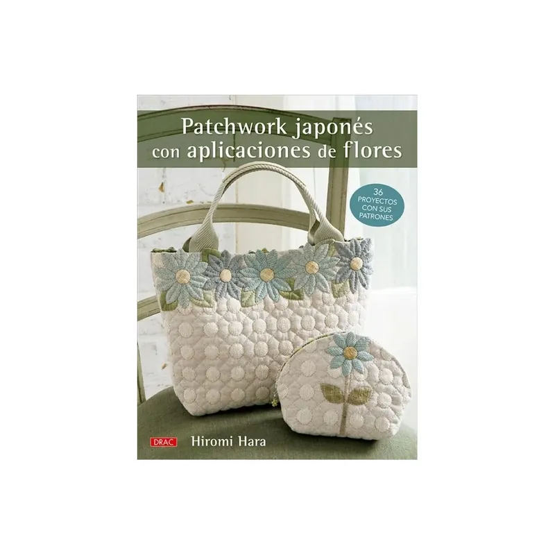 Oferta Patchwork japonés con aplicaciones de flores el drac
