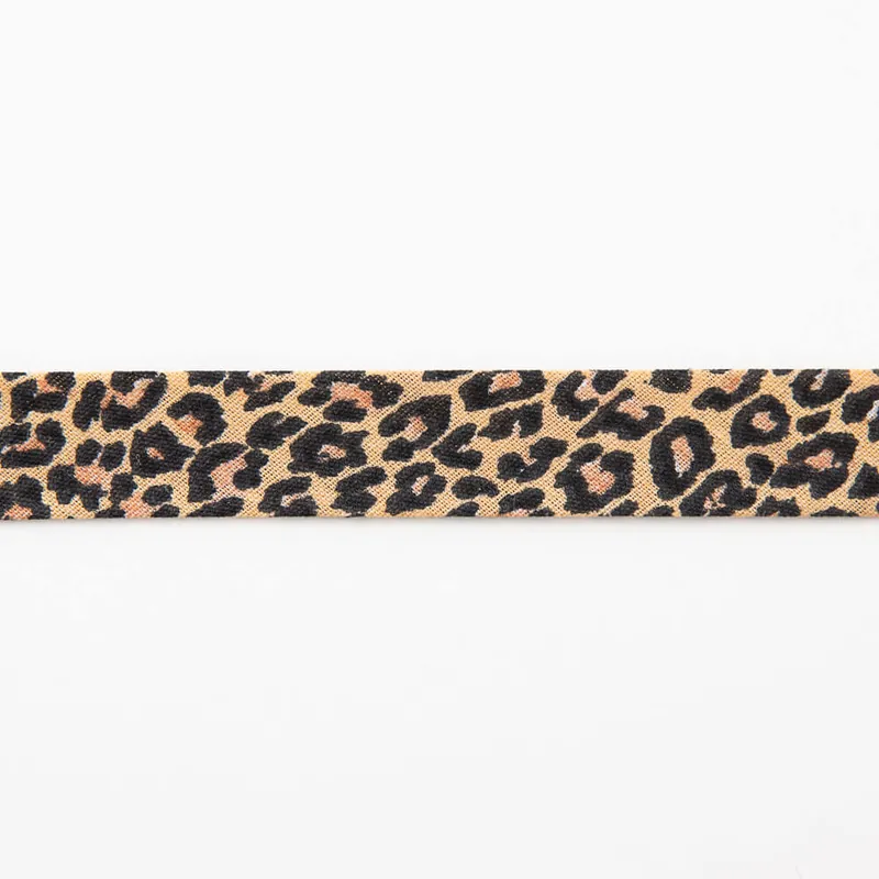 Cinta al bies moda Leopardo Máxima Calidad