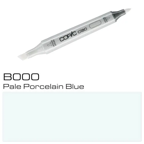 Marca Reconocida Copic Ciao B000 Pale Porcelain Blue