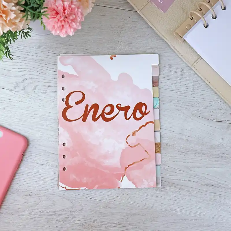 Set de 12 separadores mensuales Yo, mi persona favorita CON taladros Directo De Fábrica