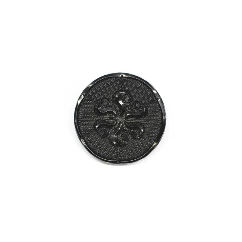 Precio Bajo Botón regional imitación azabache mandala