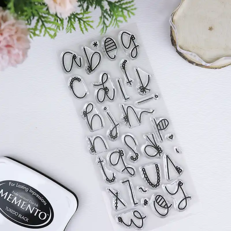 Set de sellos ABC Ari minúsculas Entrega Rápida