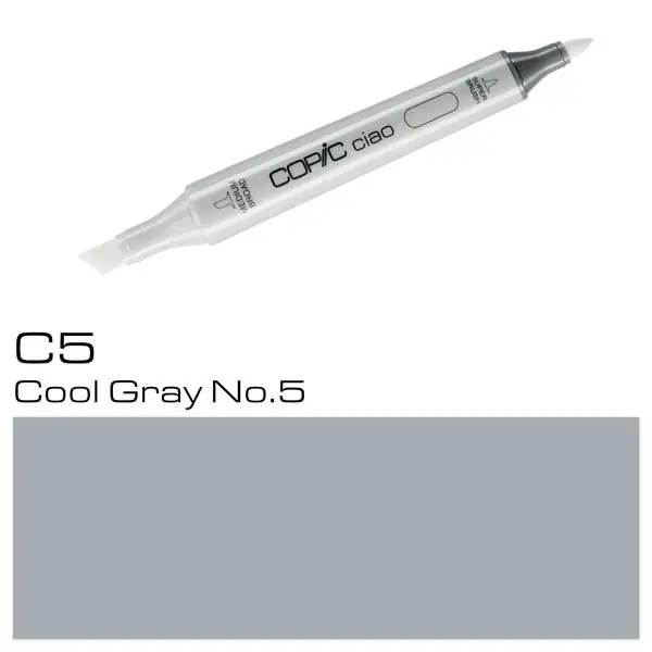 Copic Ciao C5 Cool Gray No.5 Promoción