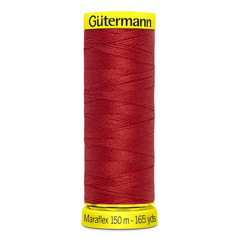 Imprescindible (Must-Have) Hilo Elástico Gütermann Maraflex rojo 364