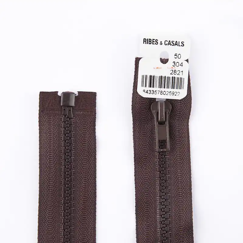 Cremallera Inyectada 2821 Marrón Oscuro Devolución Gratuita