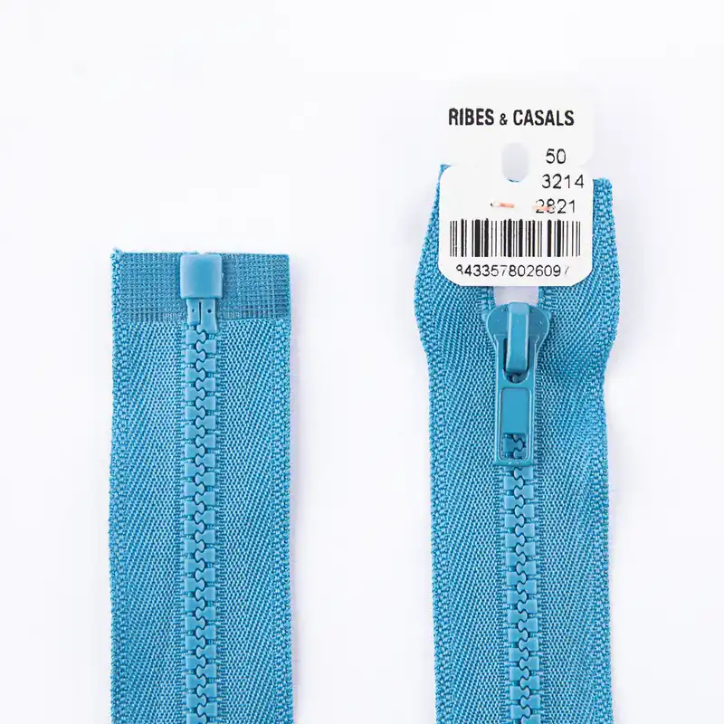 Barato Cremallera Inyectada 2821 Azul Canard