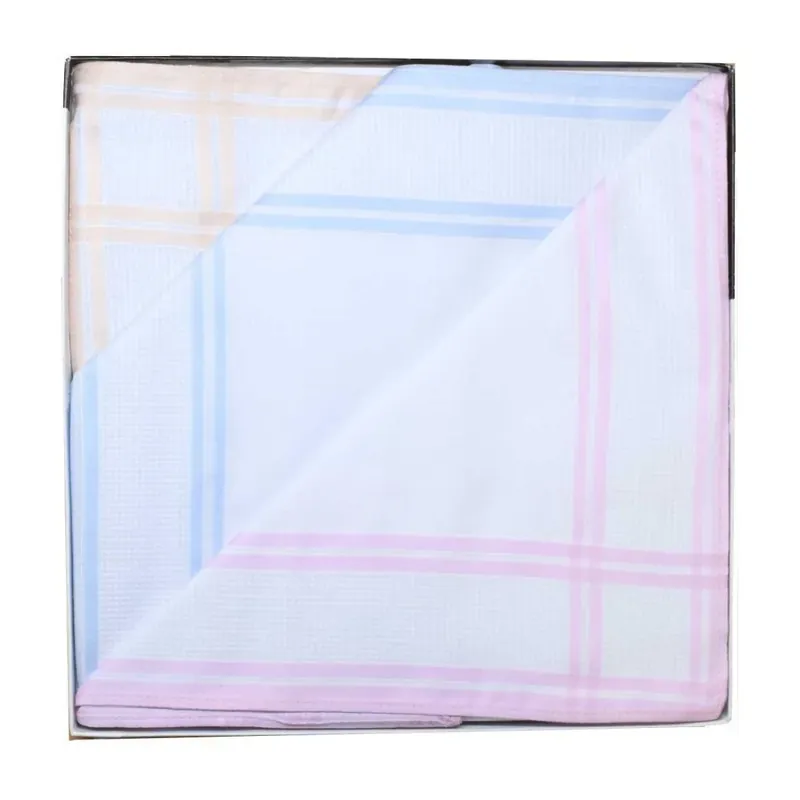 Pañuelos cuadrados señora caja 3 unidades Garantía De Devolución De Dinero