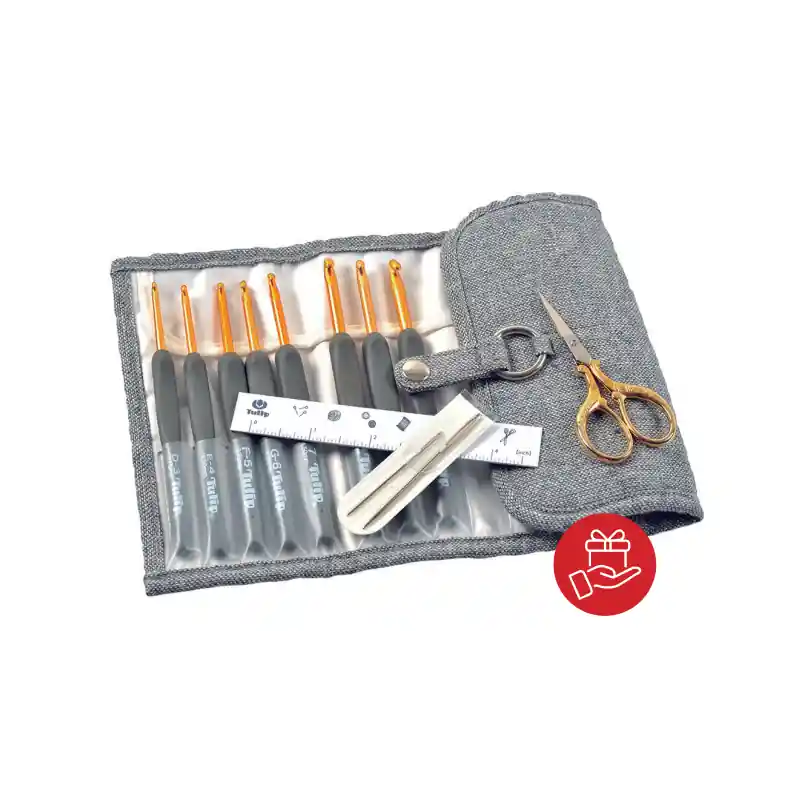 Set de agujas de ganchillo Tulip (Gold / Silver) - Plata Entrega Rápida