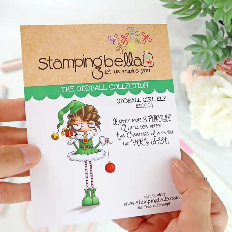 Sello Oddball Girl Elf de Stamping Bella Oferta