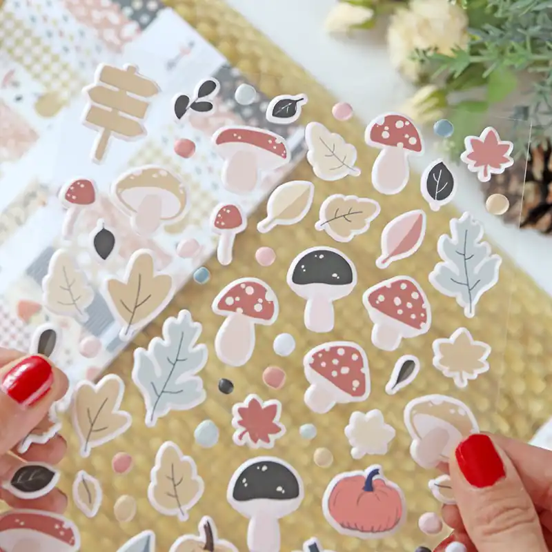 Precio Económico Pegatinas puffy Otoño | Rita’s Diary 2025