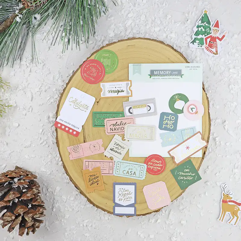 Troquelados con foil Memory Lane de Lora Bailora Venta Final