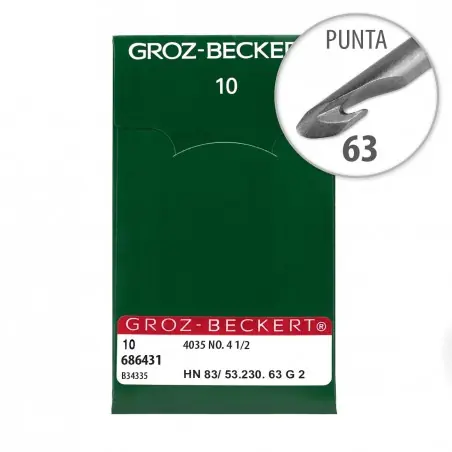 Oferta Especial Groz-Beckert HN 83/ 53.230. 63 G 24035 NO. 4 1/2- 10 uds