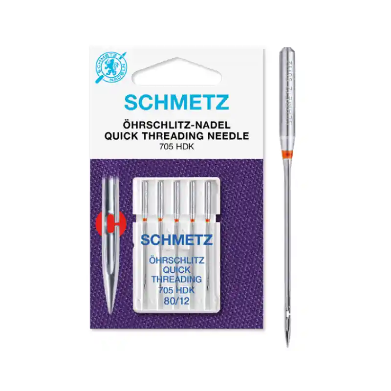 Agujas Schmetz Easy Threading - 80 Venta Final