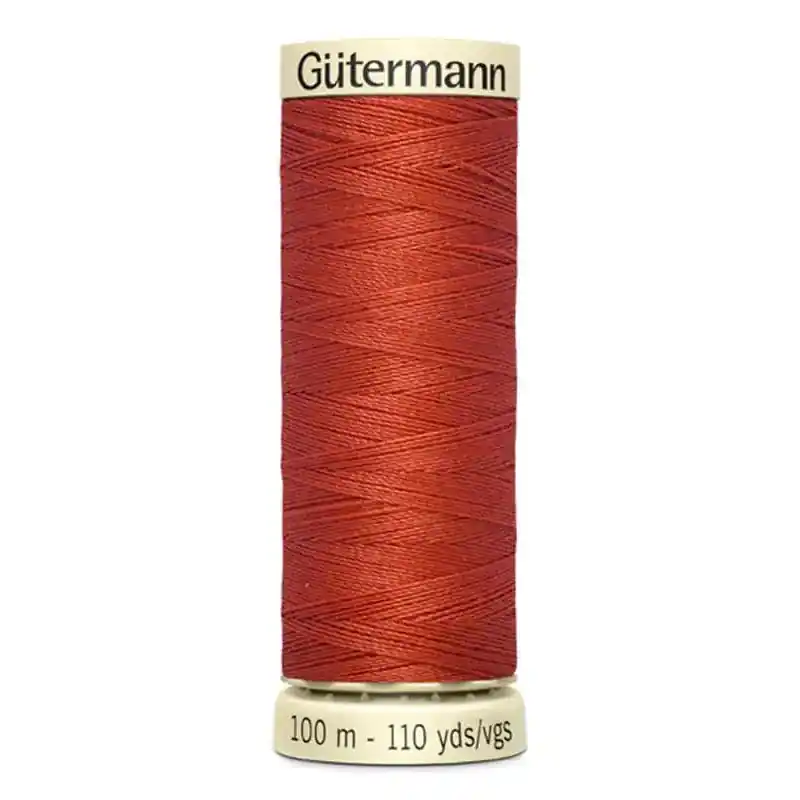 Artesanal Hilos Gütermann 100m color 589 Naranja Quemado