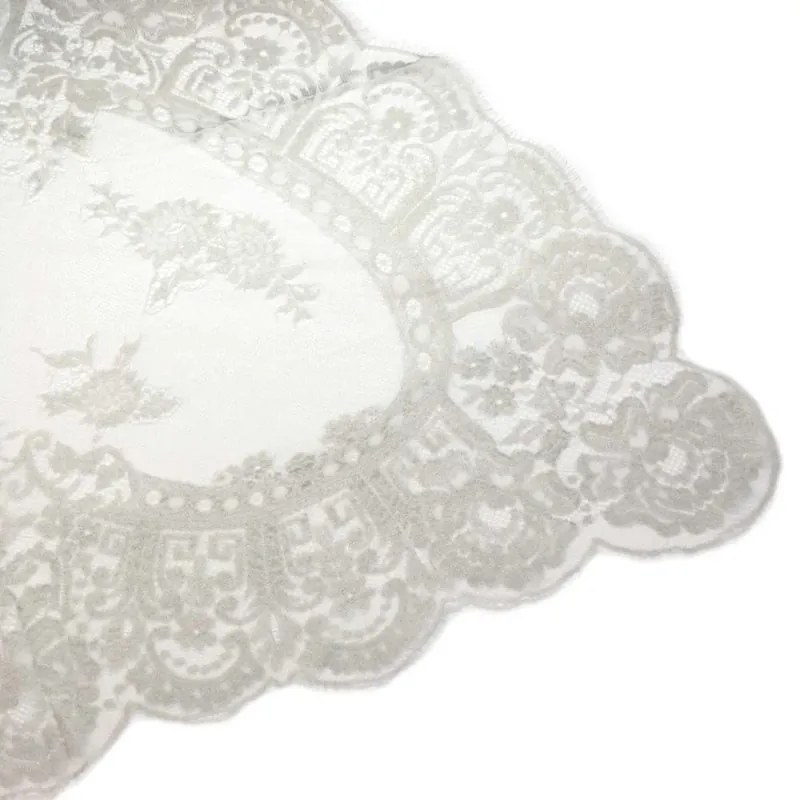 Últimas Unidades Mantilla media luna española 005 - Gris