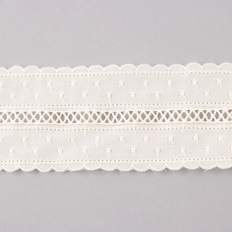 Oferta Flash Tira Bordada Algodón 6 cm