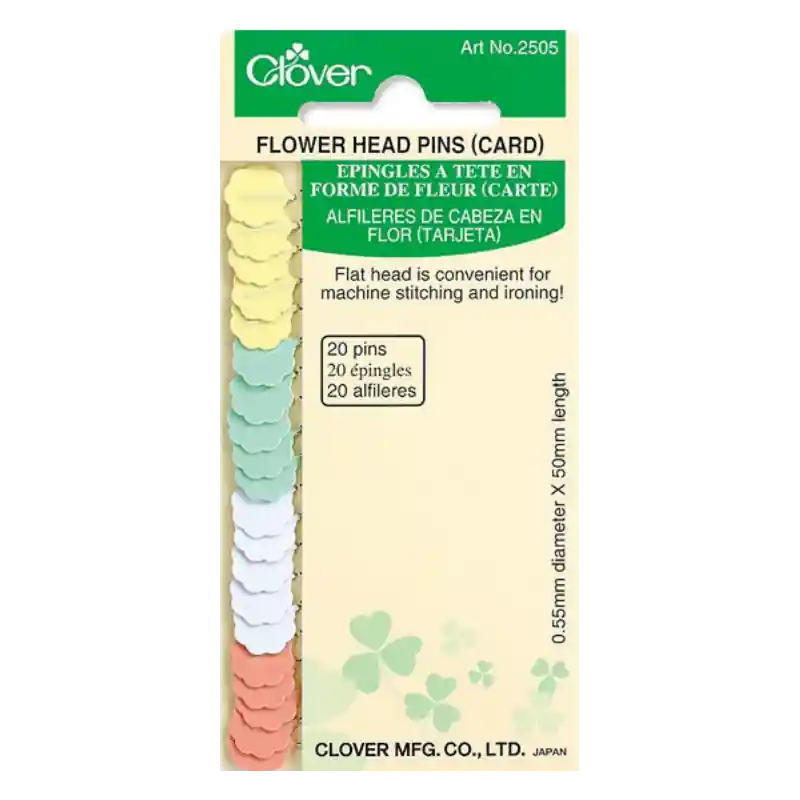 Alfileres Clover Cabeza Flor No Te Lo Pierdas