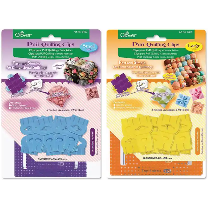 Económico Puff Quilting Clips Clover - Pequeña (S)